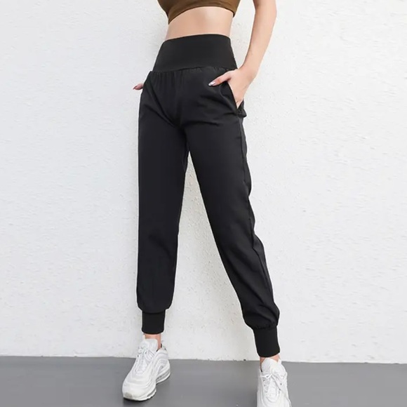 Ultra high waisted joggers track pants yoga pants cargo pants harem sweatpants - Picture 2 of 10